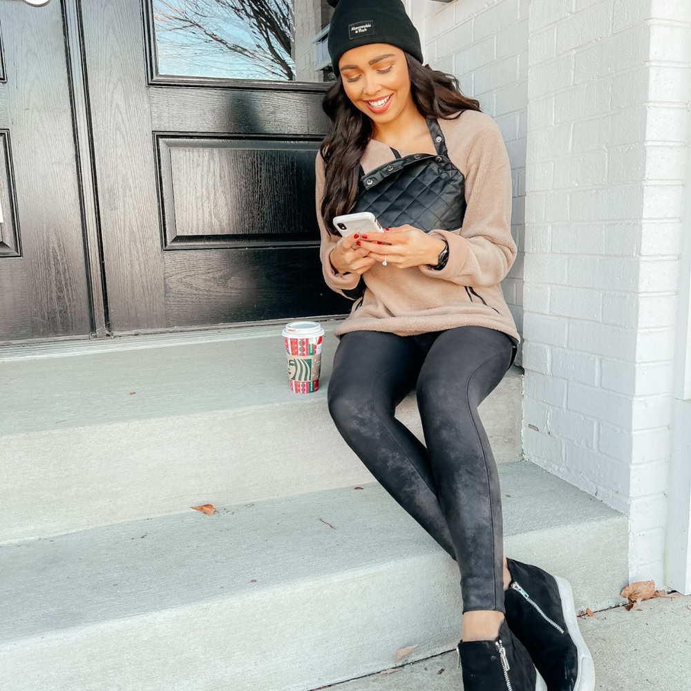 Abercrombie Fleece Snap Pullover